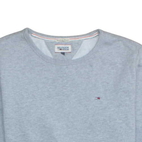 Mens UK Size XL Tommy Hilfiger Denim Grey Pullover Sweatshirt