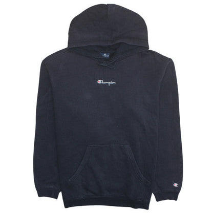 Womens UK Size M Champion Black Pullover Hoodie