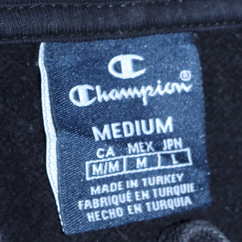 Womens UK Size M Champion Black Pullover Hoodie