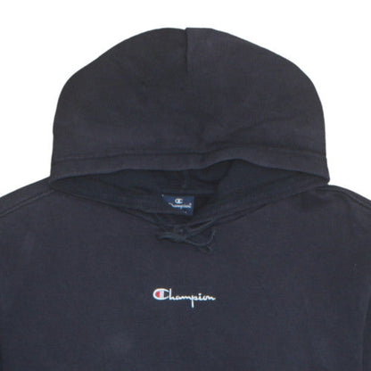 Womens UK Size M Champion Black Pullover Hoodie