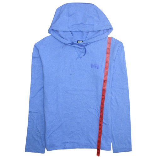 Mens UK Size M Helly Hansen Blue Pullover Hoodie