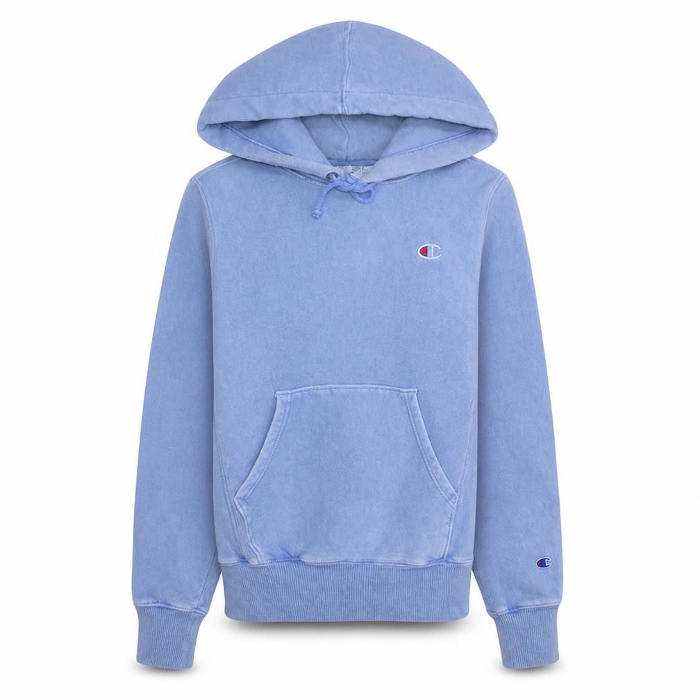 Womens UK Size XS Champion Blue Pullover Hoodie