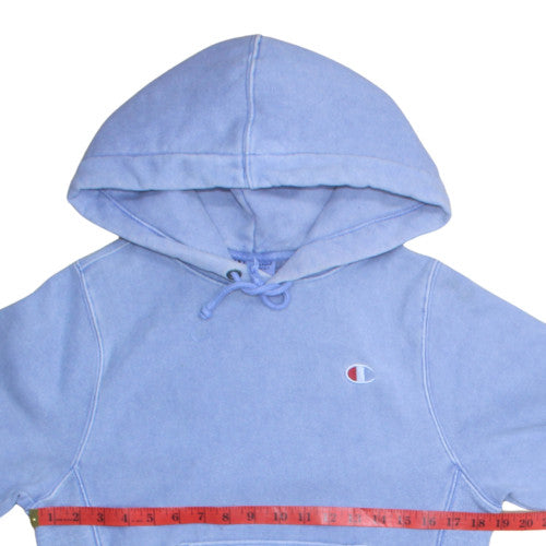 Womens UK Size XS Champion Blue Pullover Hoodie