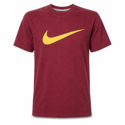 Nike Men's Red Small Regular Fit Graphic Cotton T-Shirt