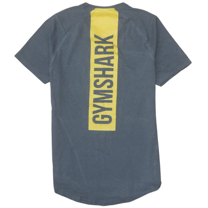 Gymshark Mens Grey Slim Fit Short Sleeve Sports T-Shirt Size S