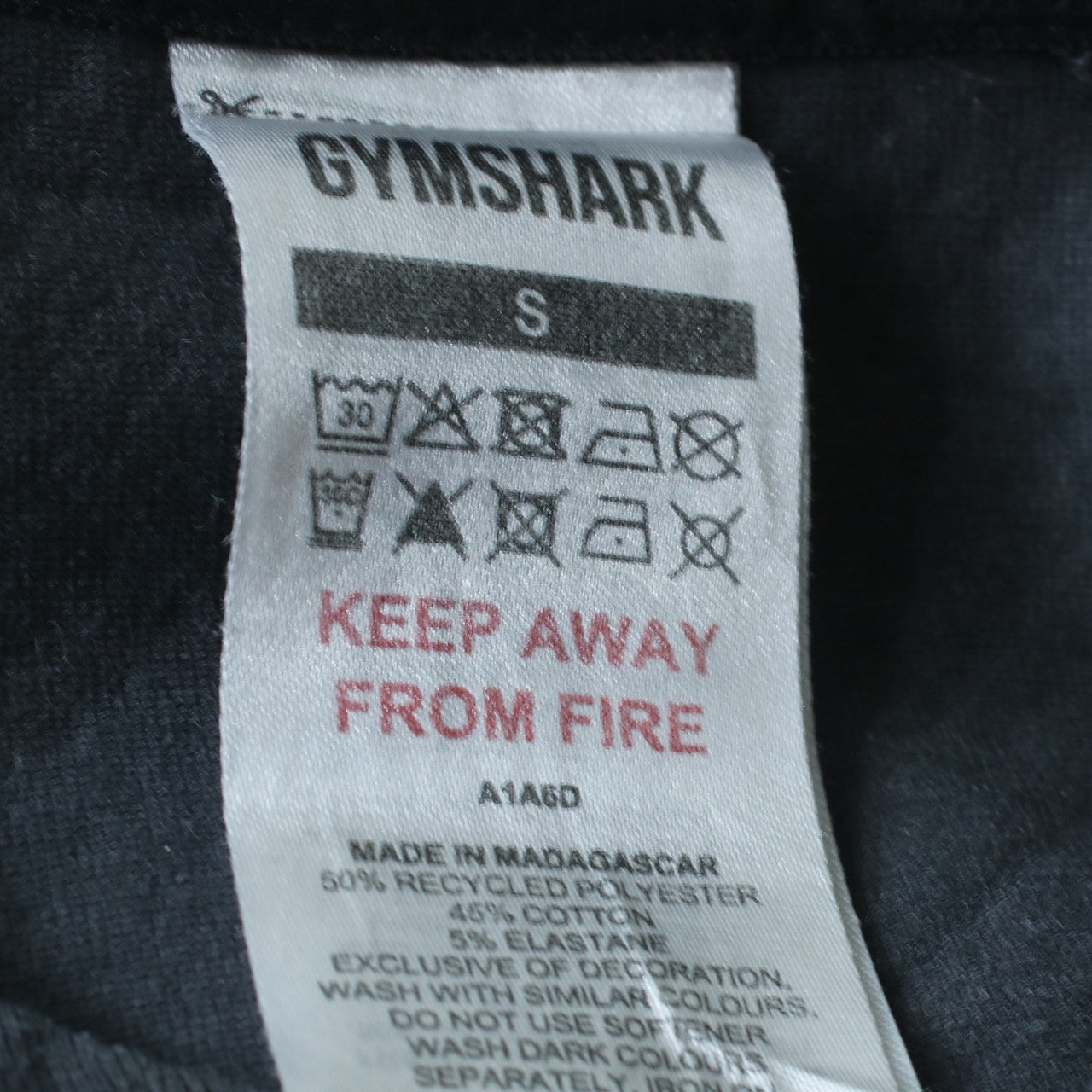 Gymshark Mens Grey Slim Fit Short Sleeve Sports T-Shirt Size S