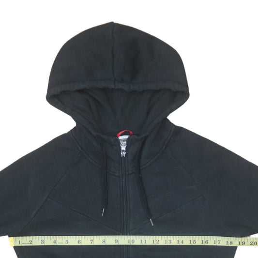 Womens UK Size S The North Face Black Full Zip Hoodie