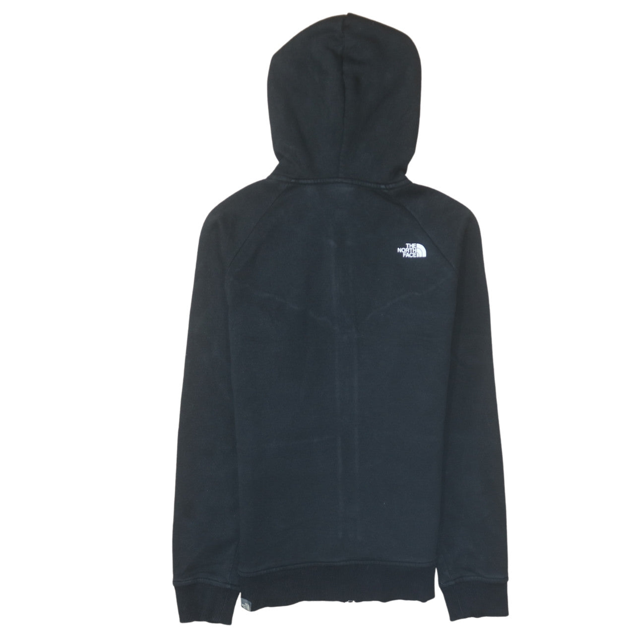 Womens UK Size S The North Face Black Full Zip Hoodie