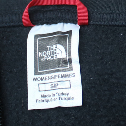Womens UK Size S The North Face Black Full Zip Hoodie