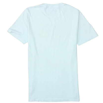 Jack & Jones Men's White Graphic Logo Crew Neck T-Shirt Size L