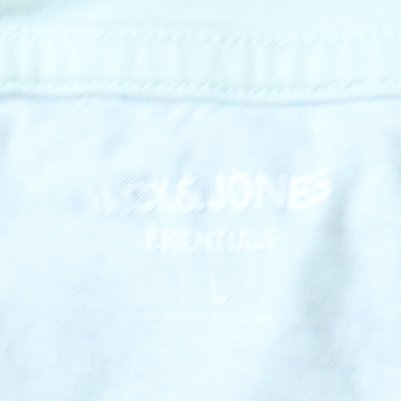 Jack & Jones Men's White Graphic Logo Crew Neck T-Shirt Size L