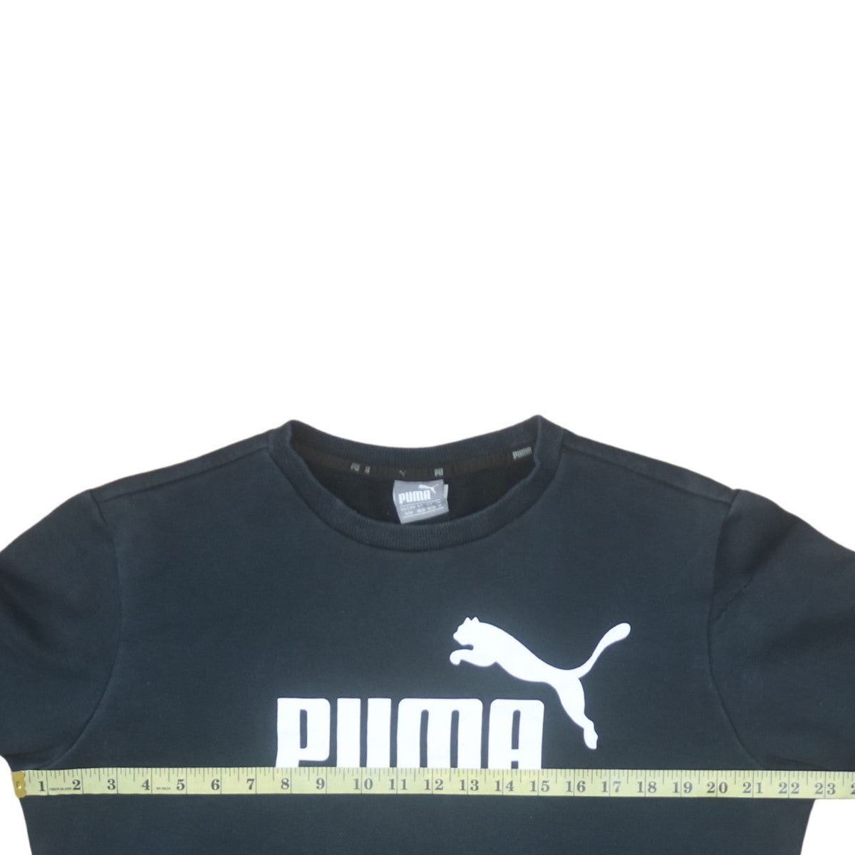 Mens UK Size M Puma Black Pullover Sweatshirt