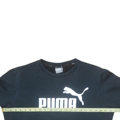 Mens UK Size M Puma Black Pullover Sweatshirt