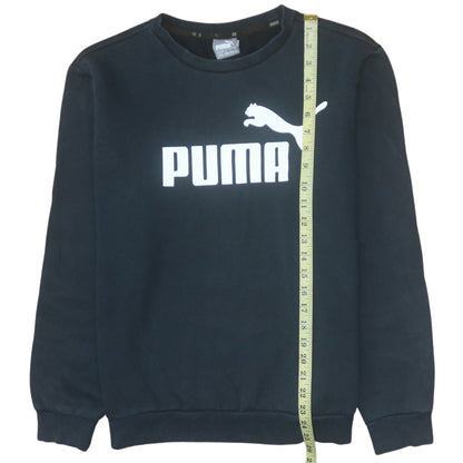 Mens UK Size M Puma Black Pullover Sweatshirt