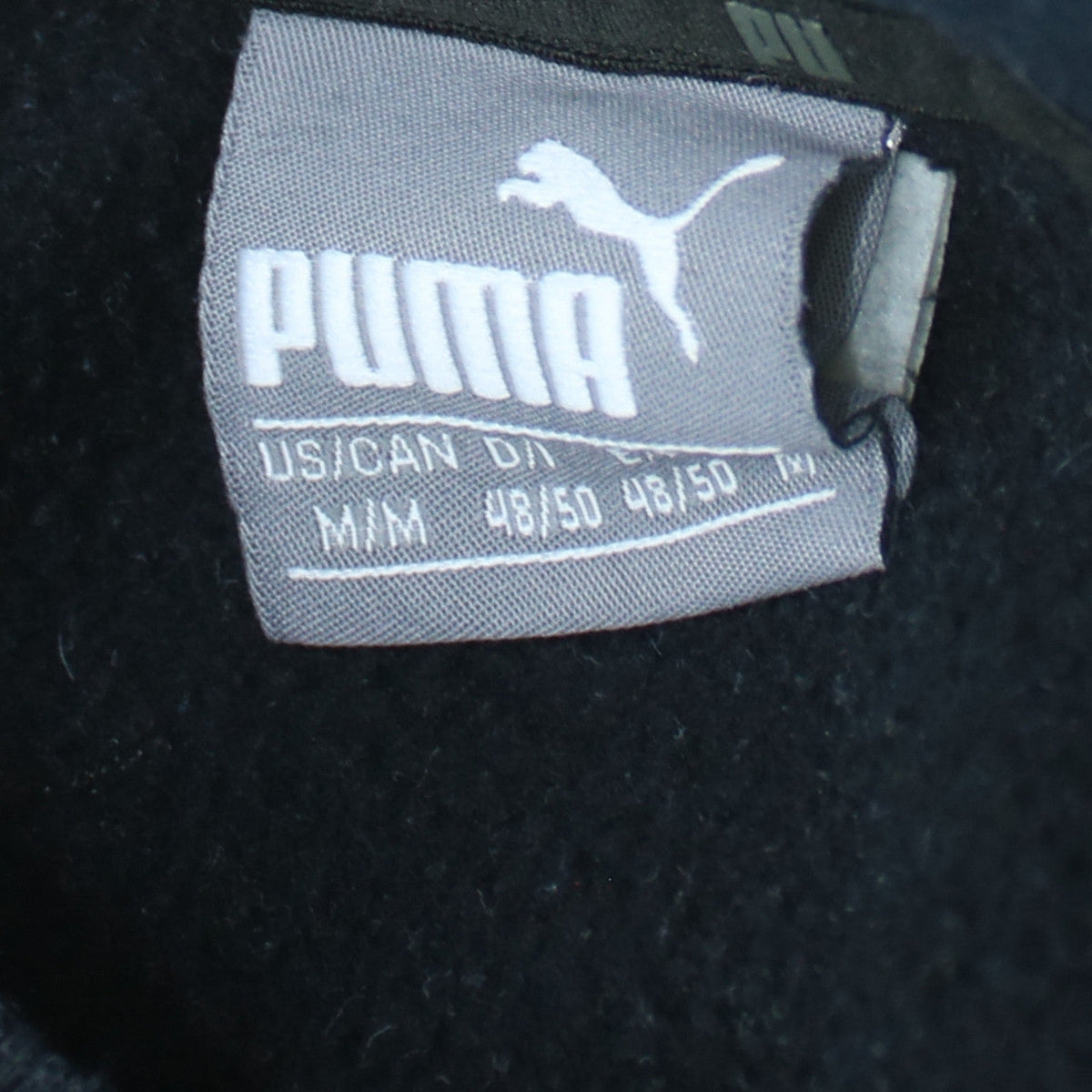 Mens UK Size M Puma Black Pullover Sweatshirt