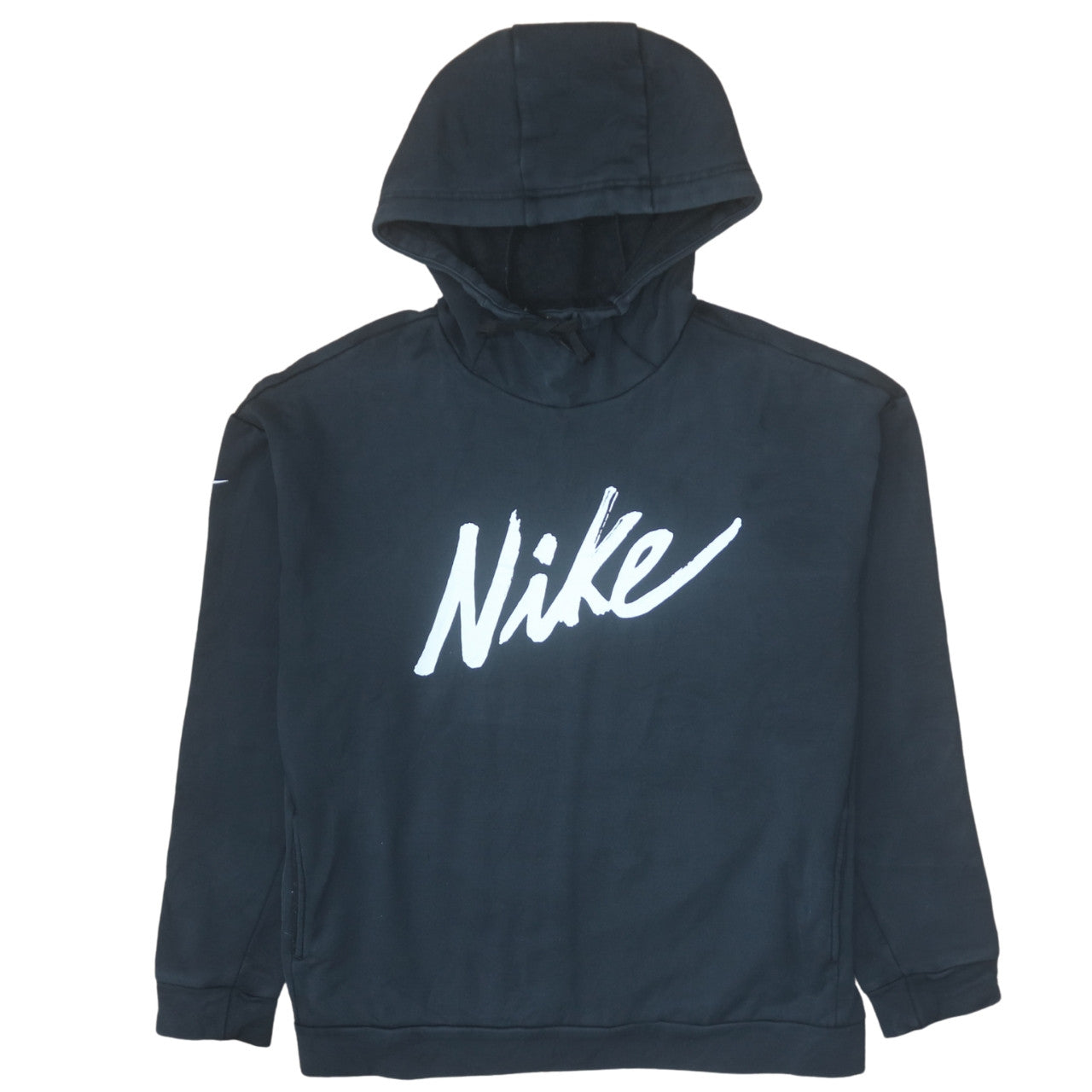 Womens UK Size M Nike Black Pullover Hoodie