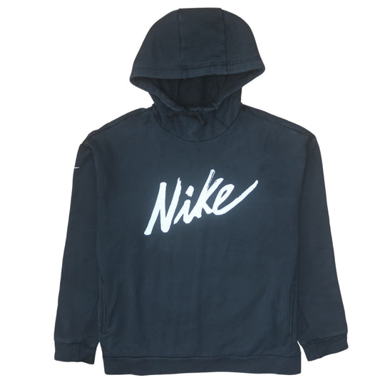 Womens UK Size M Nike Black Pullover Hoodie