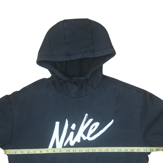 Womens UK Size M Nike Black Pullover Hoodie