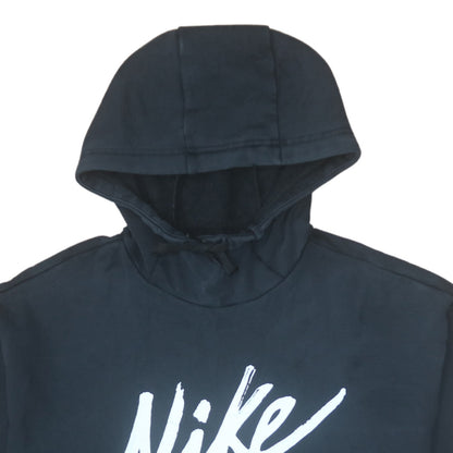 Womens UK Size M Nike Black Pullover Hoodie