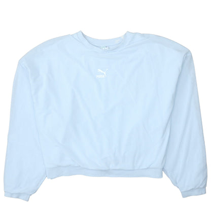 Womens UK Size XL Puma Blue Pullover Sweatshirt