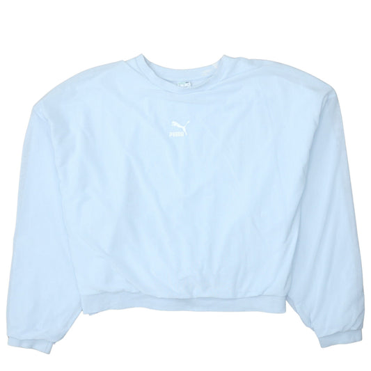 Womens UK Size XL Puma Blue Pullover Sweatshirt