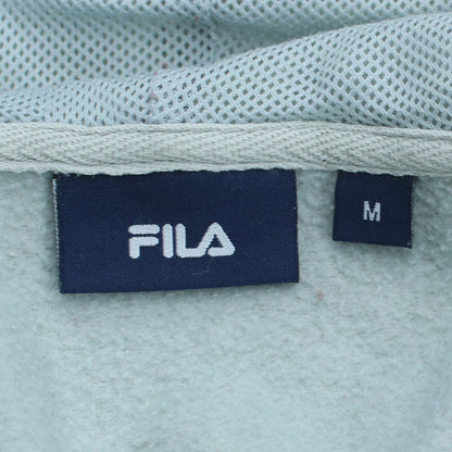 Mens UK Size M Fila White Full Zip Hoodie