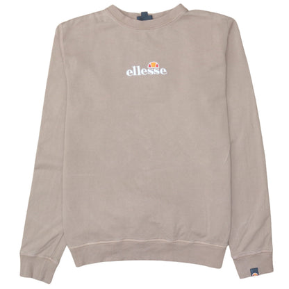 Womens UK Size 8 Ellesse Beige Pullover Sweatshirt