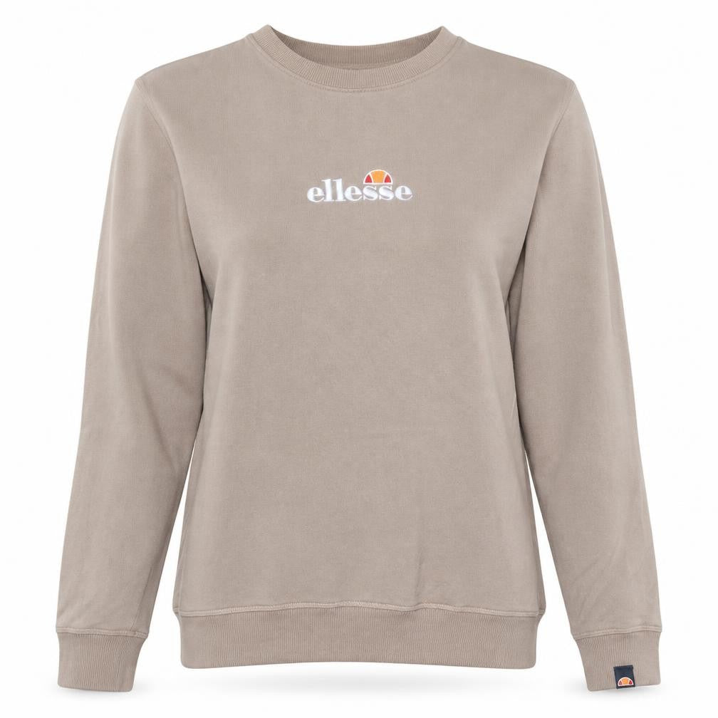 Womens UK Size 8 Ellesse Beige Pullover Sweatshirt
