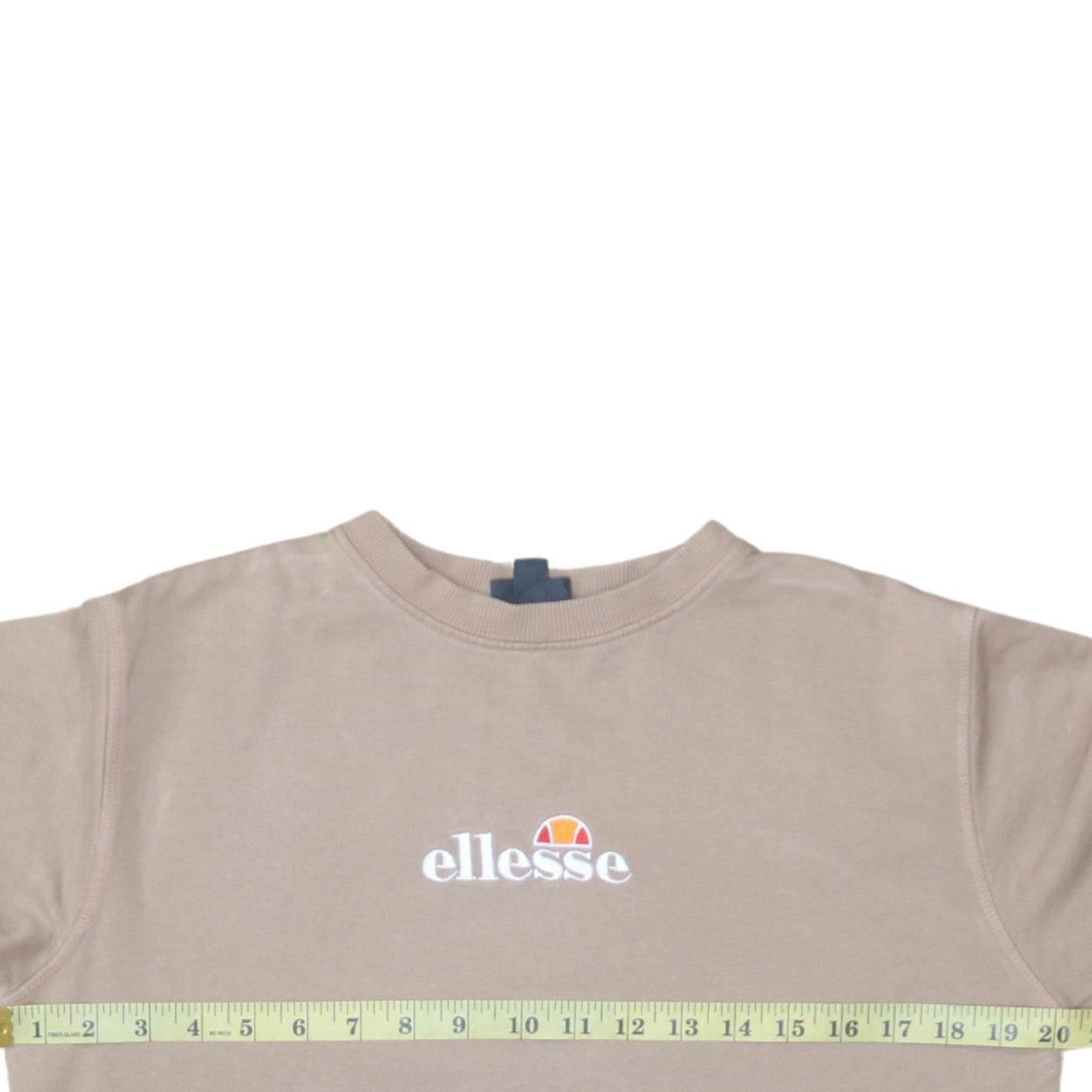 Womens UK Size 8 Ellesse Beige Pullover Sweatshirt