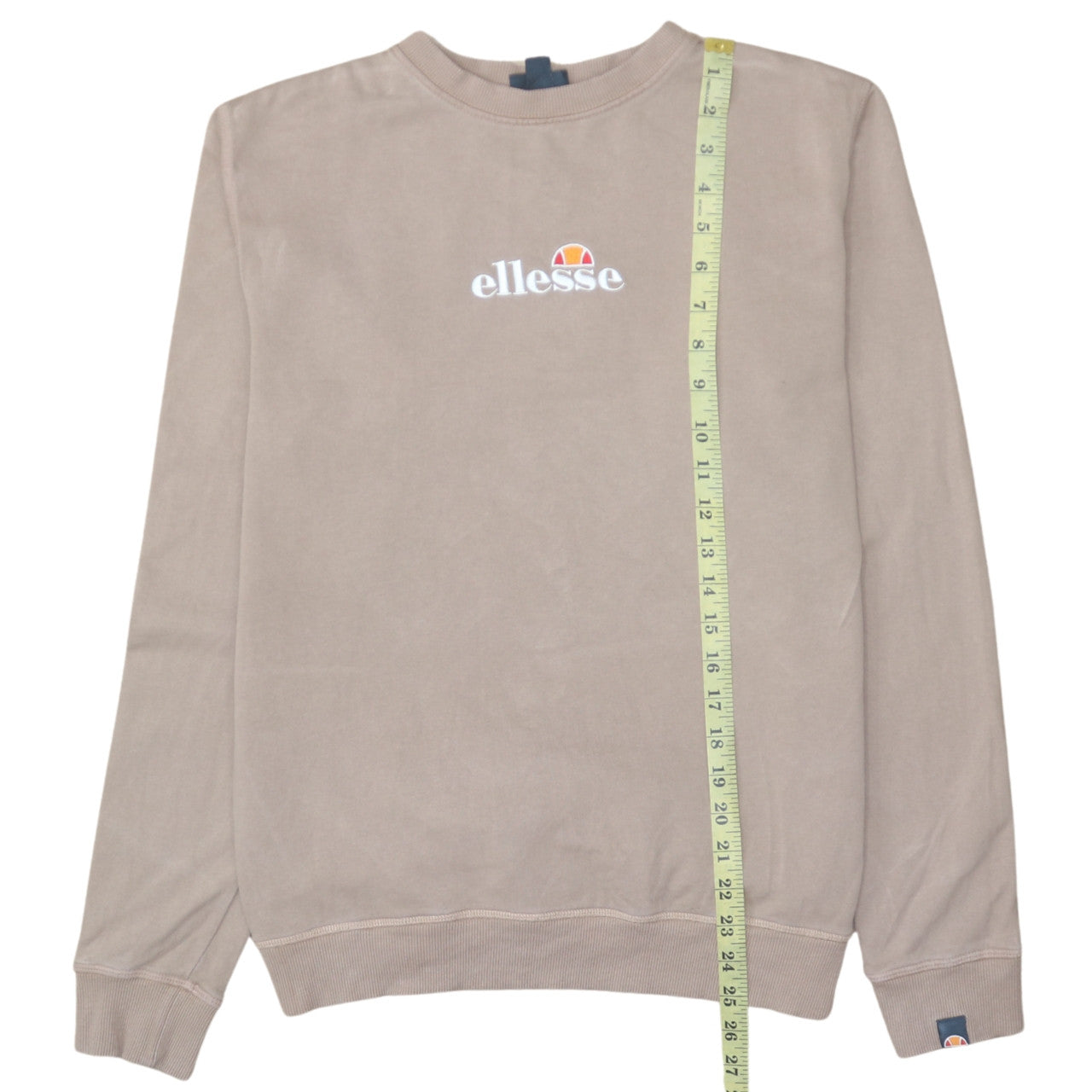 Womens UK Size 8 Ellesse Beige Pullover Sweatshirt