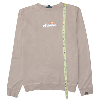 Womens UK Size 8 Ellesse Beige Pullover Sweatshirt