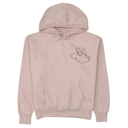 Womens UK Size 10/12 Disney Pink Pullover Hoodie
