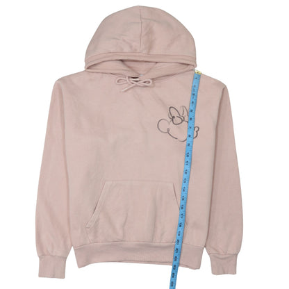 Womens UK Size 10/12 Disney Pink Pullover Hoodie