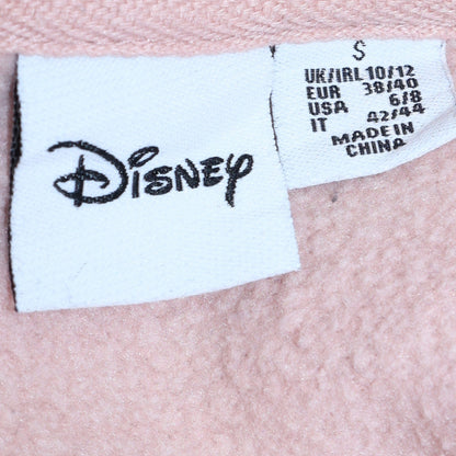 Womens UK Size 10/12 Disney Pink Pullover Hoodie