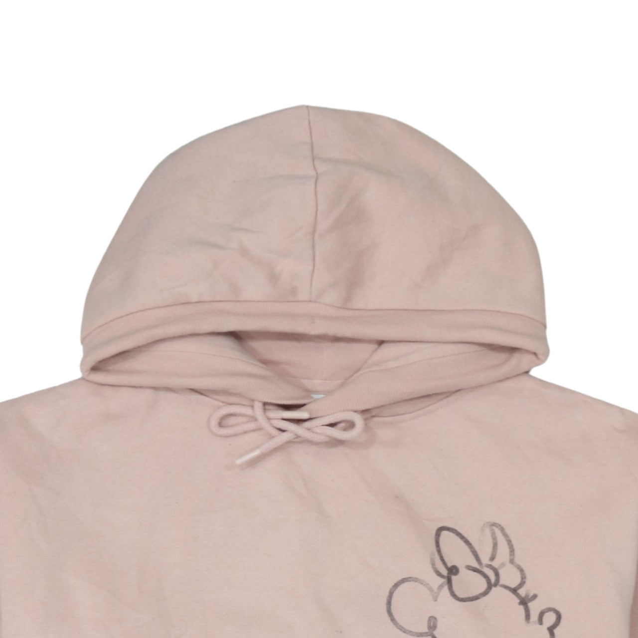 Womens UK Size 10/12 Disney Pink Pullover Hoodie