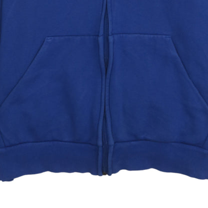 Mens UK Size M Puma Blue Full Zip Hoodie
