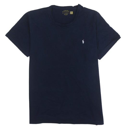 Ralph Lauren Men's Blue Classic Crew Neck Cotton T-Shirt Size L
