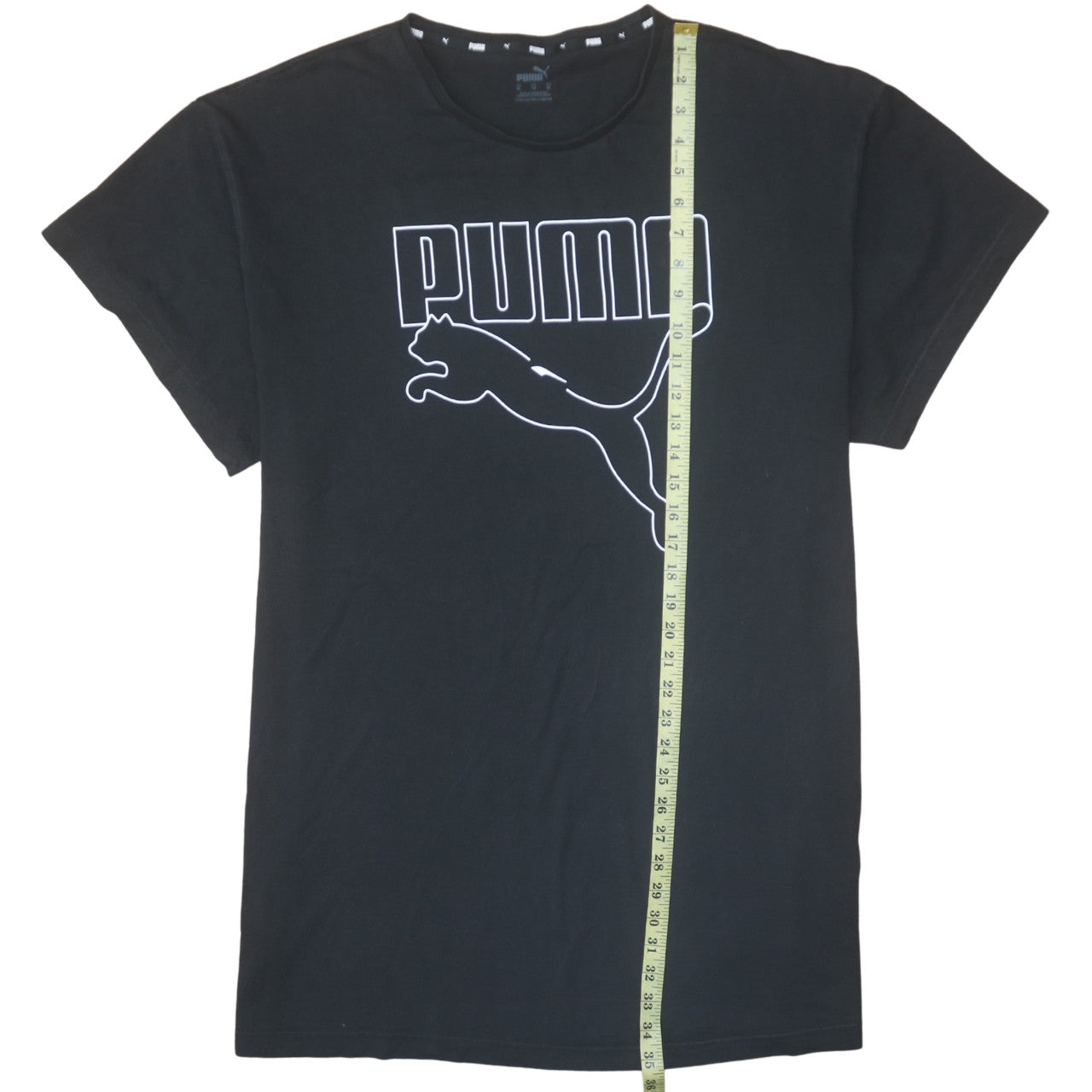 Puma Men's Black XL Graphic Logo Crew Neck T-Shirt