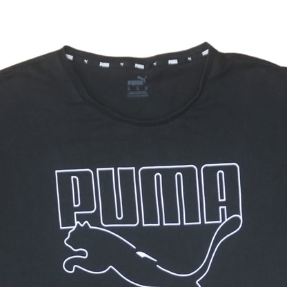 Puma Men's Black XL Graphic Logo Crew Neck T-Shirt