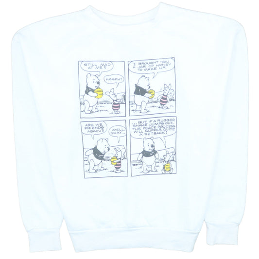 Womens UK Size S Primark White Pullover Sweatshirt