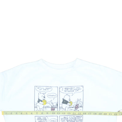 Womens UK Size S Primark White Pullover Sweatshirt