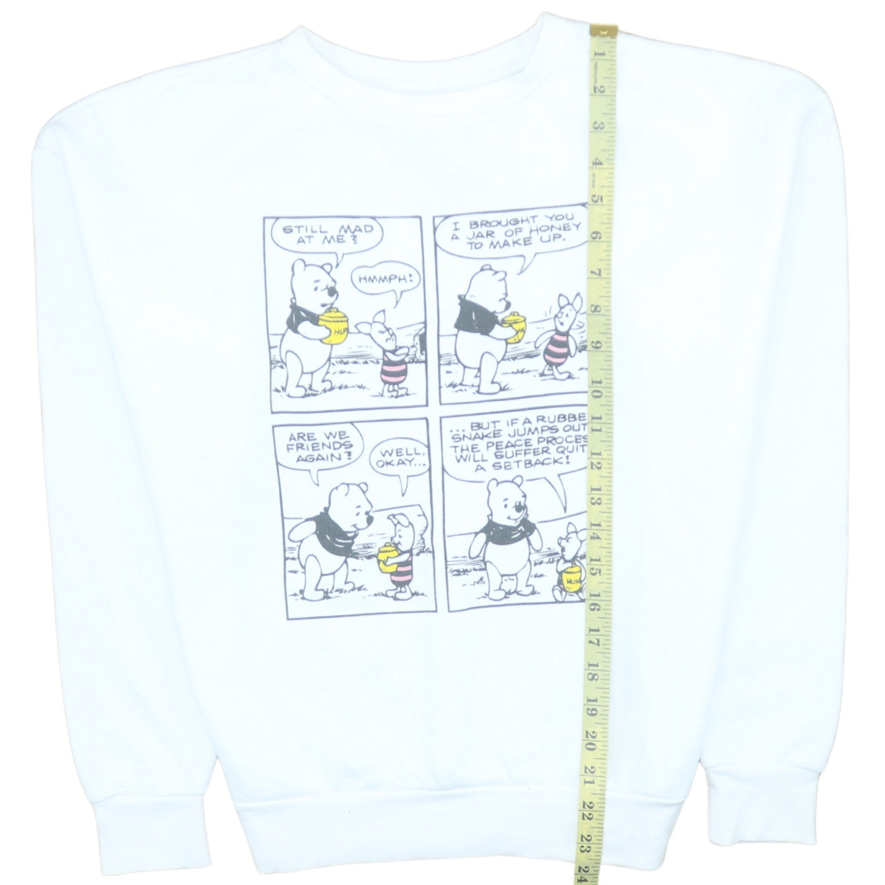 Womens UK Size S Primark White Pullover Sweatshirt