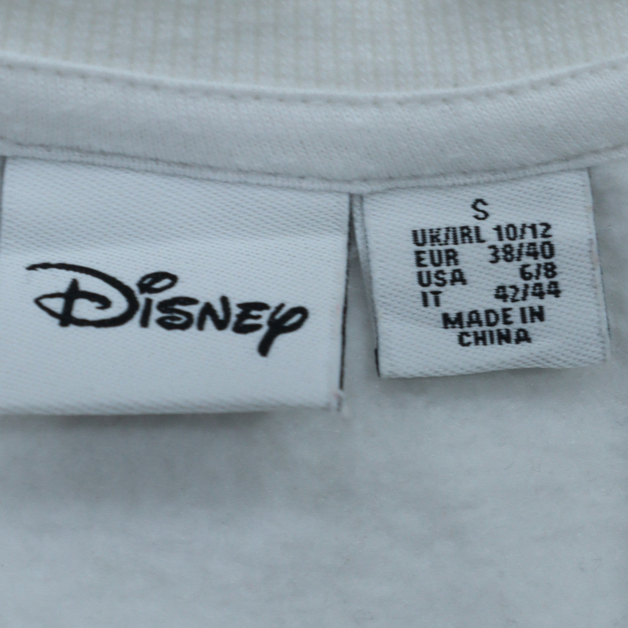 Womens UK Size S Primark White Pullover Sweatshirt