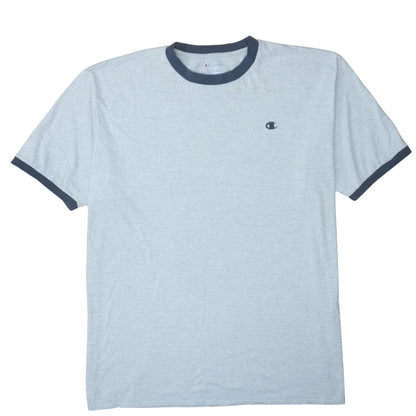 Champion Men's Grey Crew Neck Short Sleeve T-Shirt 4XLT