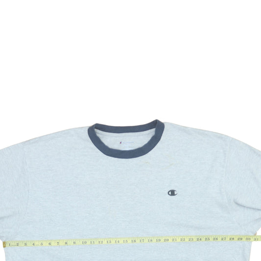 Champion Men's Grey Crew Neck Short Sleeve T-Shirt 4XLT