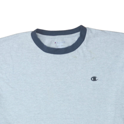 Champion Men's Grey Crew Neck Short Sleeve T-Shirt 4XLT