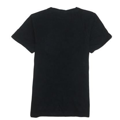 Ellesse Men's Black Short Sleeve Crew Neck Logo T-Shirt Size S