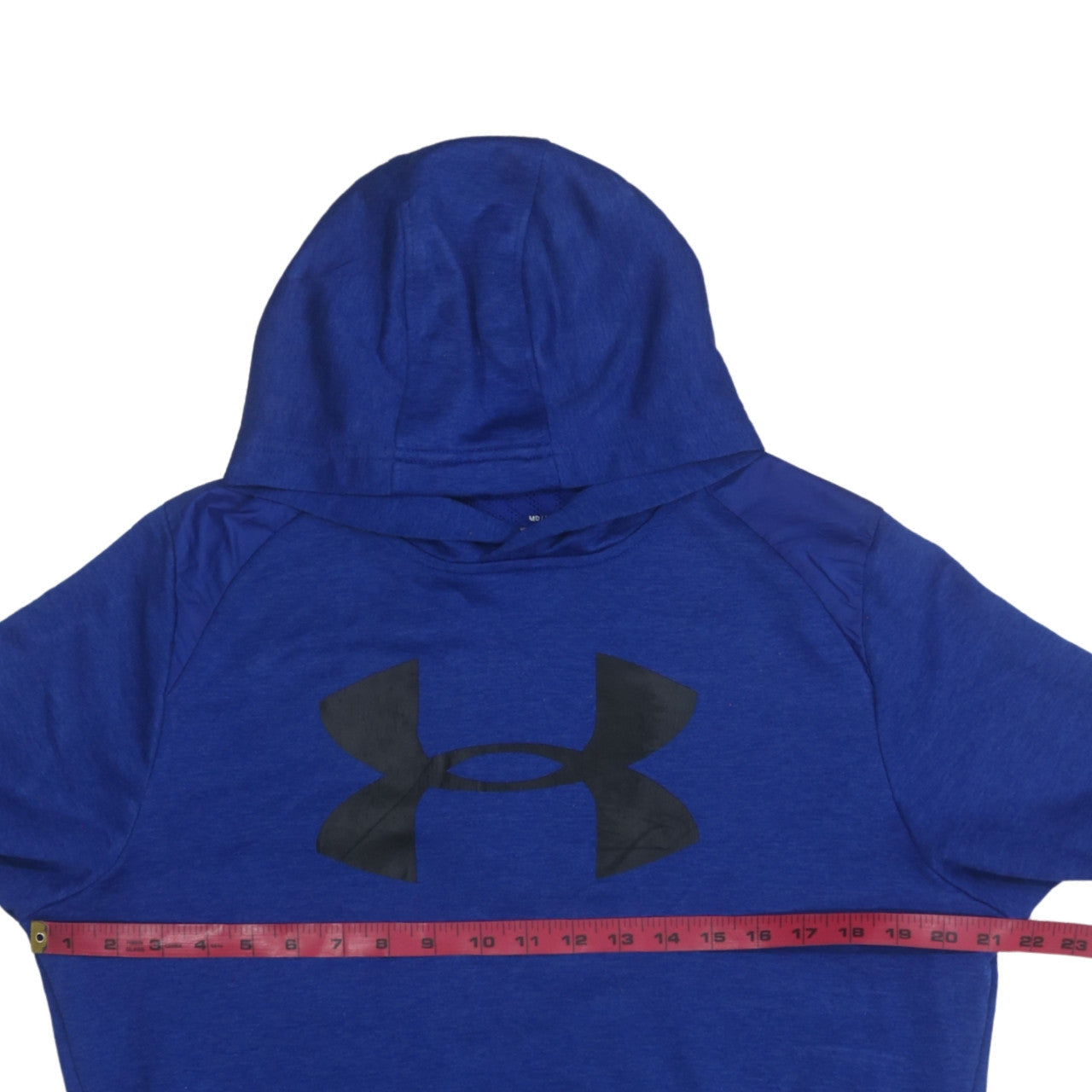 Mens UK Size M Under Armour Blue Pullover Hoodie