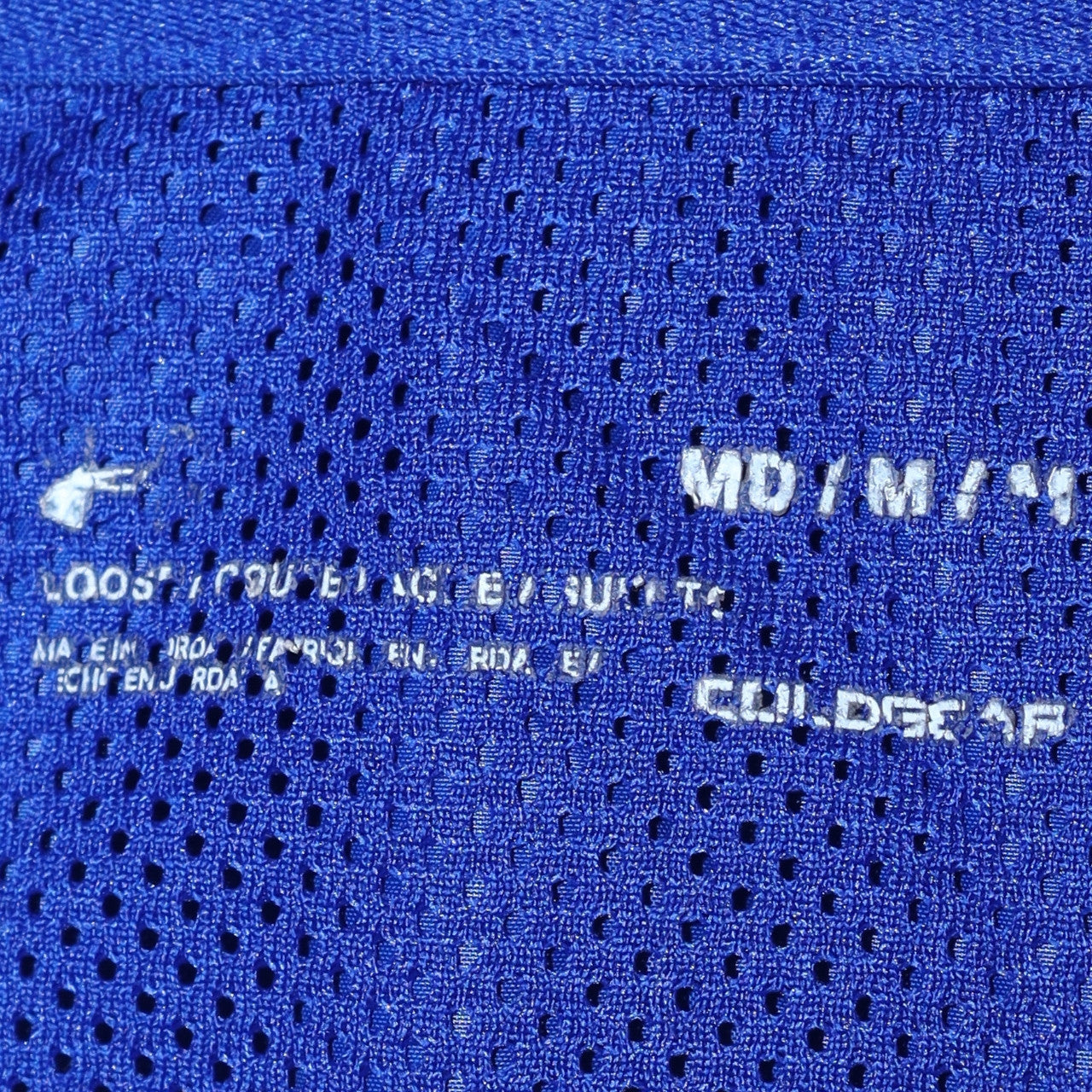 Mens UK Size M Under Armour Blue Pullover Hoodie