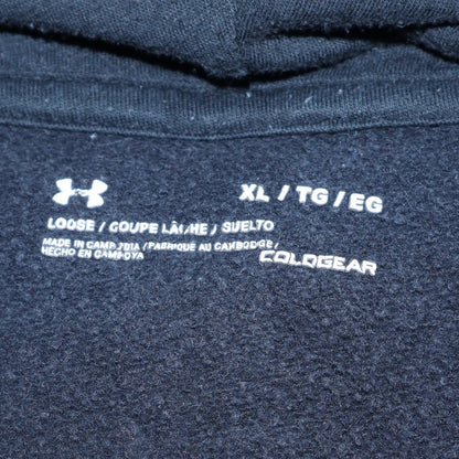 Mens UK Size XL Under Armour Black Pullover Hoodie